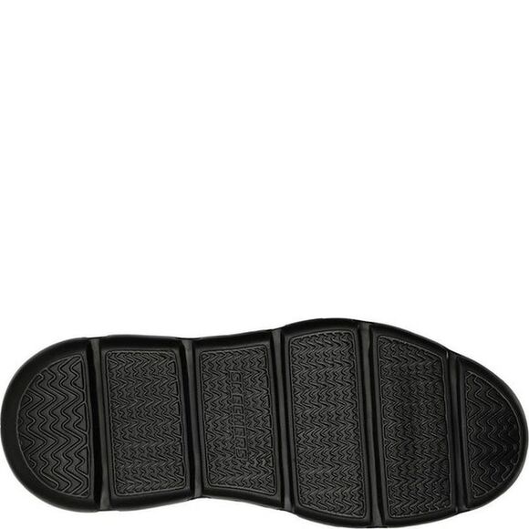 Skechers Mens Garza - Gervin Leather Oxford Shoes / Black - Picture 2 of 6